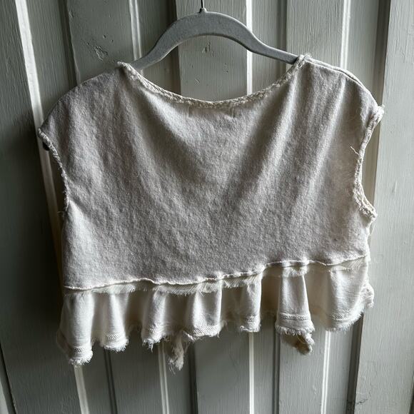 Urban Outfitters Cropped Scoop Neck Top - Picture 6 of 7